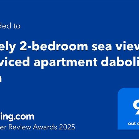 Lovely 2-Bedroom Sea View Serviced Apartment Dabolim Goa Exteriér fotografie
